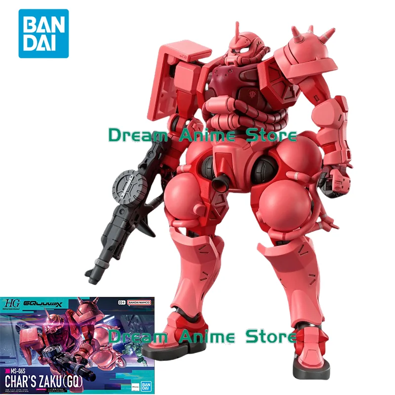 

Bandai Original GUNDAM Anime Model HG GQuuuuuuX 1/144 MS-06S CHAR'S ZAKU(GQ) Action Figure Assembly Model Toy Gifts for Children