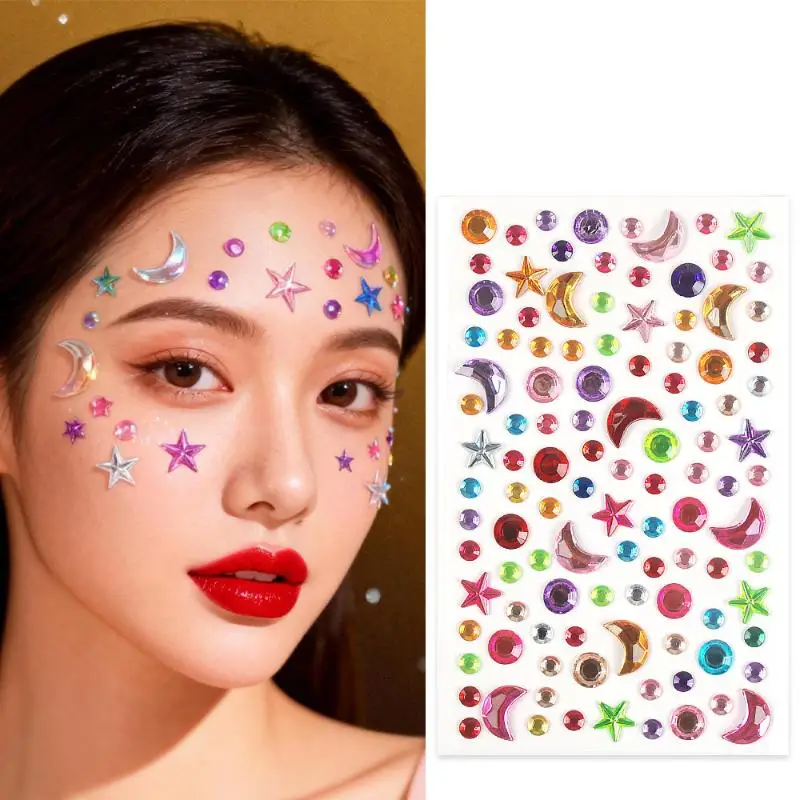 Self-Adhesive Rhinestone Stickers Colorful Crystal Jewel Stickers Crafts Scrapbooking Phone Case Card Making Nail Art Decor