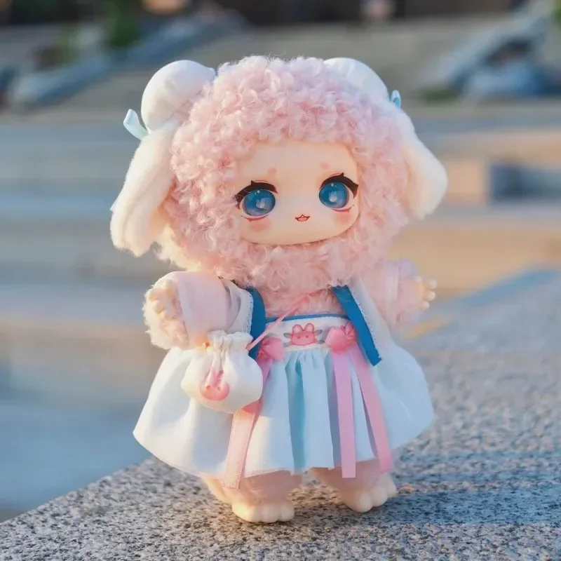 Nagi Moumtain 및 River 로맨스 시리즈 비닐 봉제 인형 블라인드 박스 미스터리 박스 장난감 귀여운 액션 애니메이션 피겨 모델 선물 펜던트