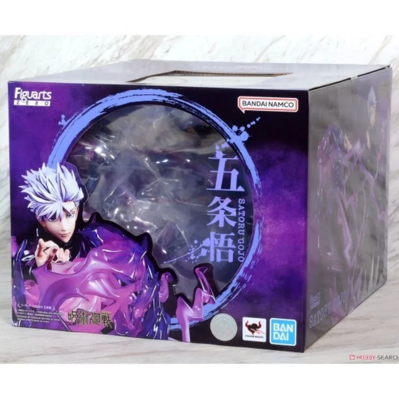 Bandai-figura de acción de Jujutsu Kaisen, figura Original de Gojo Satoru, adorno de escena de batalla de Manga, modelo de muñeca, juguete de colección, regalo