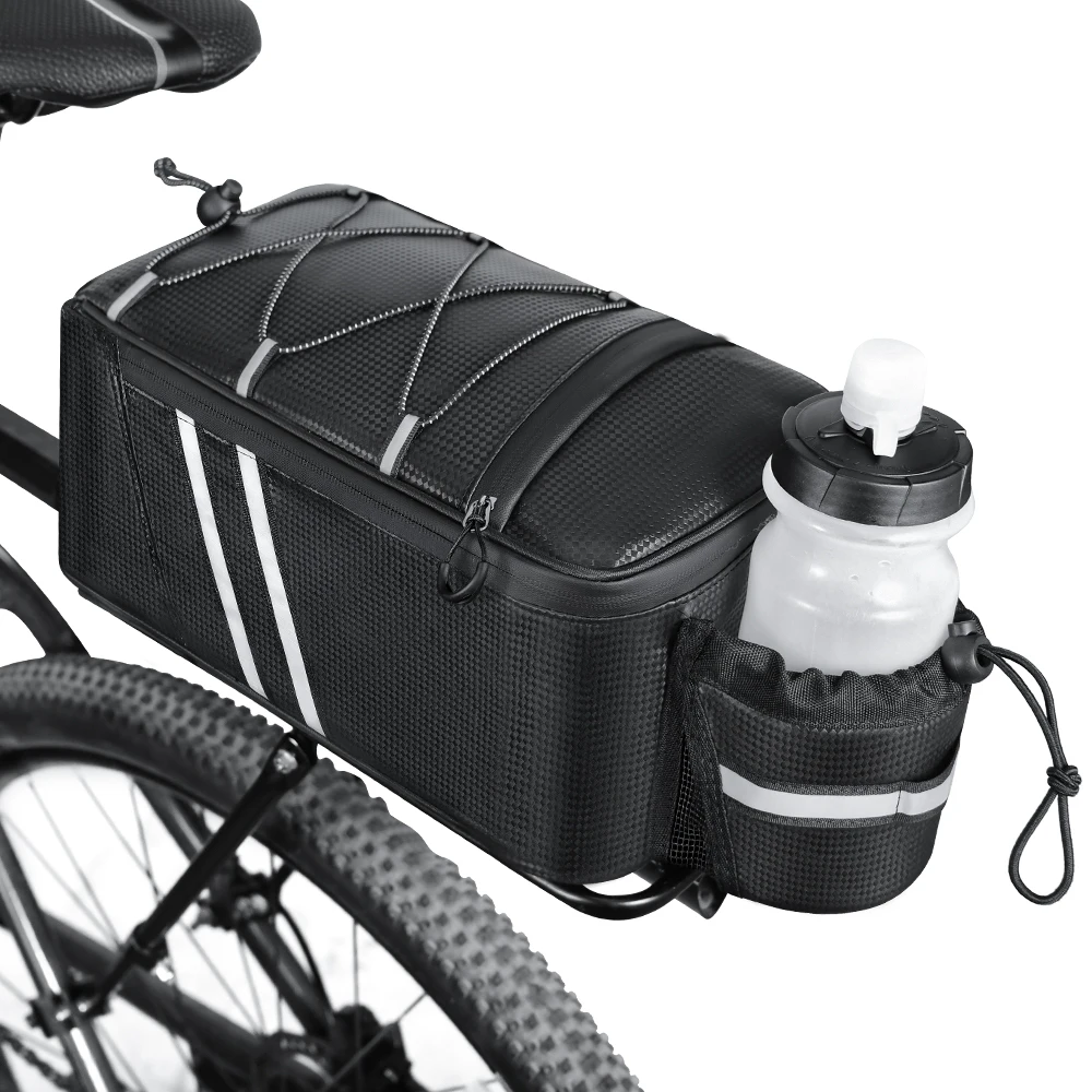 AliExpress NONE NEWBOLER 10L Bicycle Rear Bag Bike Trunk Bag Water Resistant Bike Rack Bag Bicycle Rear Seat Bag Bikepacking Bike Accessories