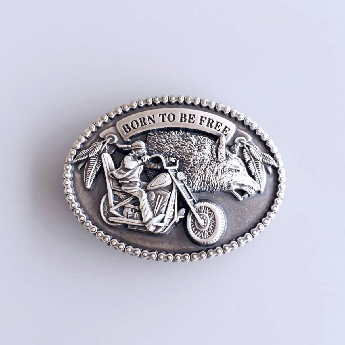 vintage-silver-plated-wolf-biker-rider-oval-belt-buckle-buckle-at066sl