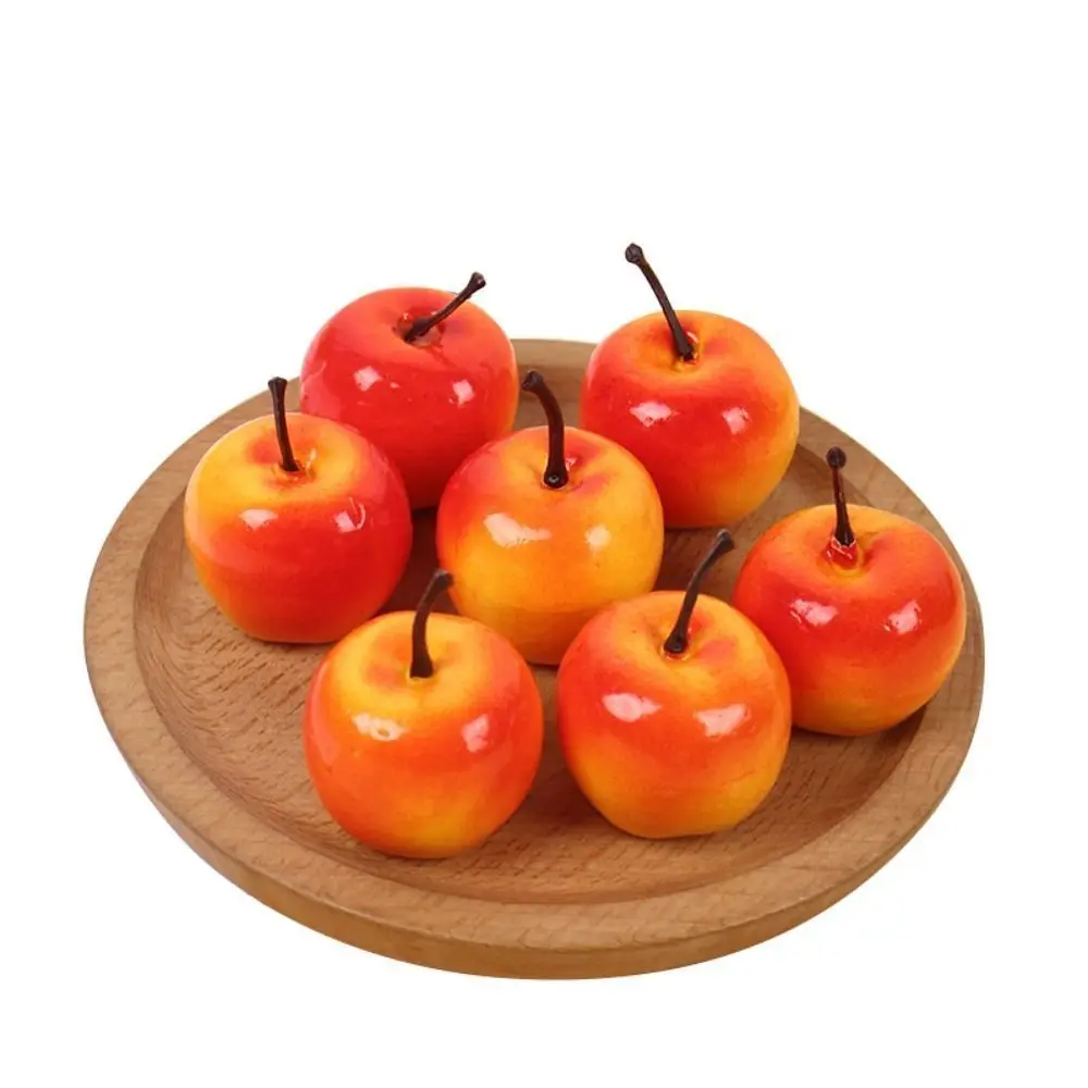 10pcs Lifelike Mini Simulation Food Model Chili Pear Artificial Fruits and Vegetables Model Pomegranate Mango