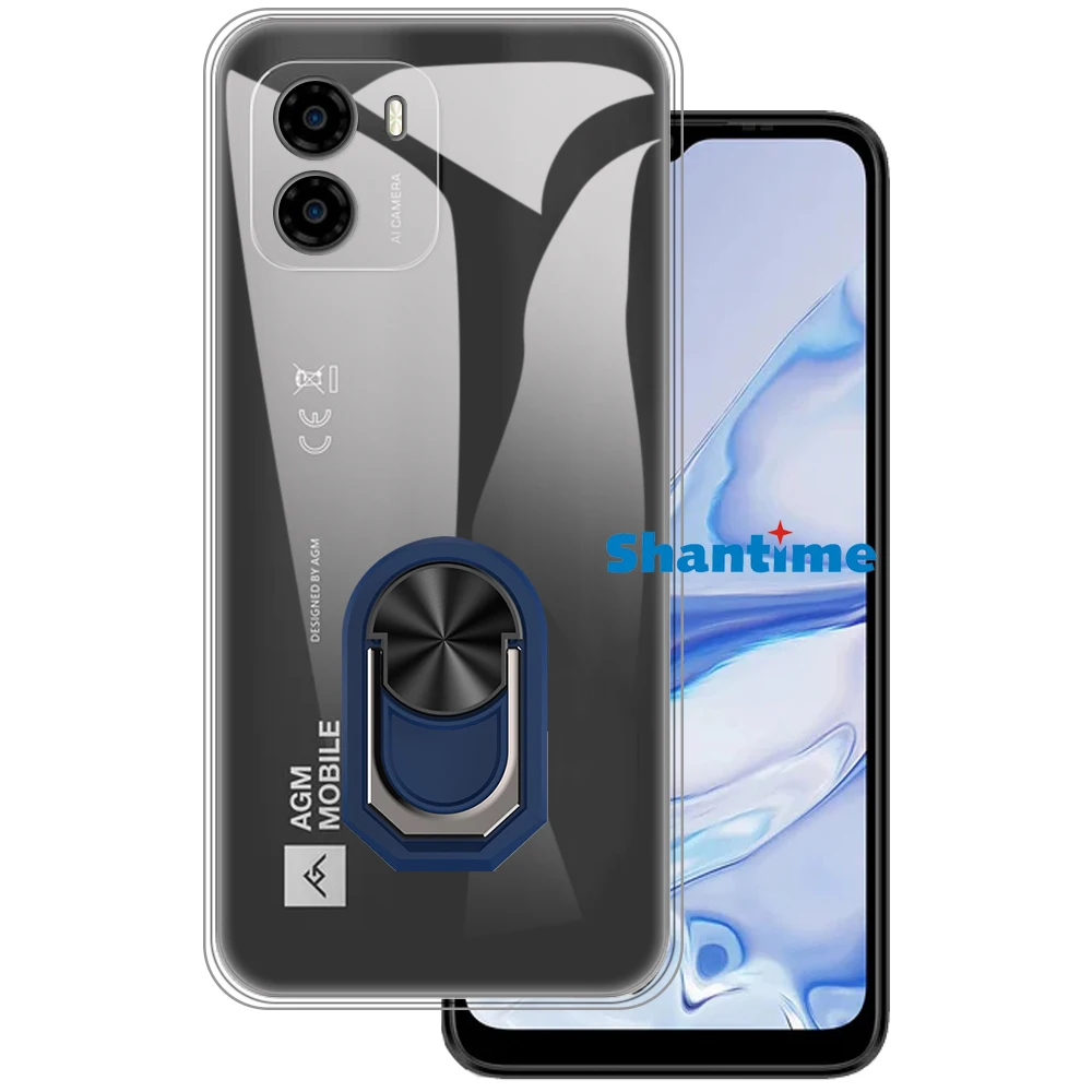 Luxury Shockproof Ring Holder For AGM Note N1 AGM Note Z1 Case Soft Silicone TPU Protective Holder Cover