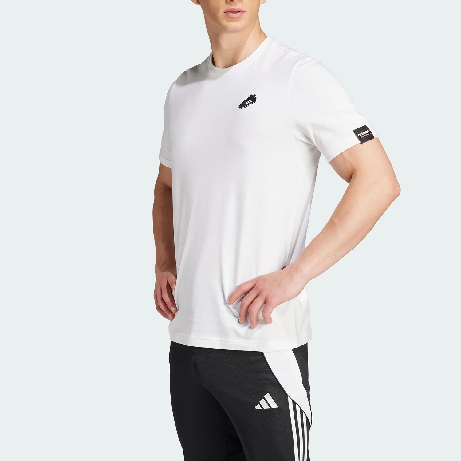 

Adidas genuine 2025 Summer Men's Sport Fitness Training Short Sleeve JJ1420
