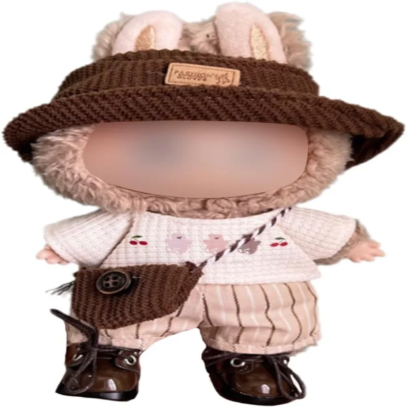 

Clothing for 17 cm Labubu Doll, Labubu Doll Accessories, Labubu Doll Clothes, Mini Plush Dolls Clothing Set, Suitable for Dolls