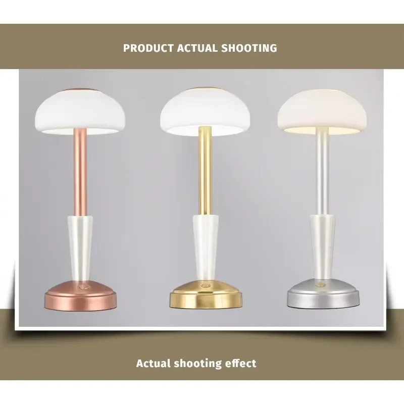 LED Desk Lamp for Living Room Study Bedside Home Office Decoration Night Light with Shade