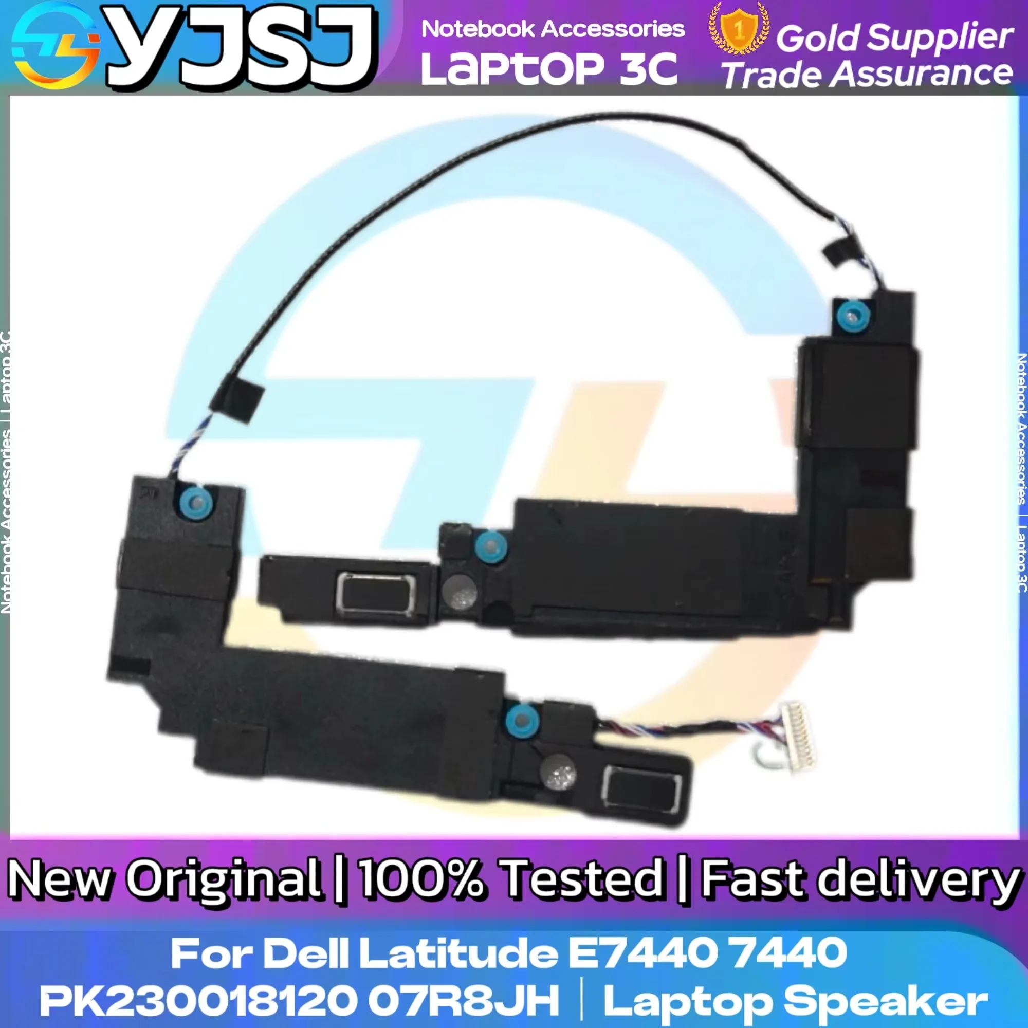 New Original Laptop Speaker built-in speaker horn audio For Dell Latitude 7440 E7440   PK230018120 CN-07R8JH