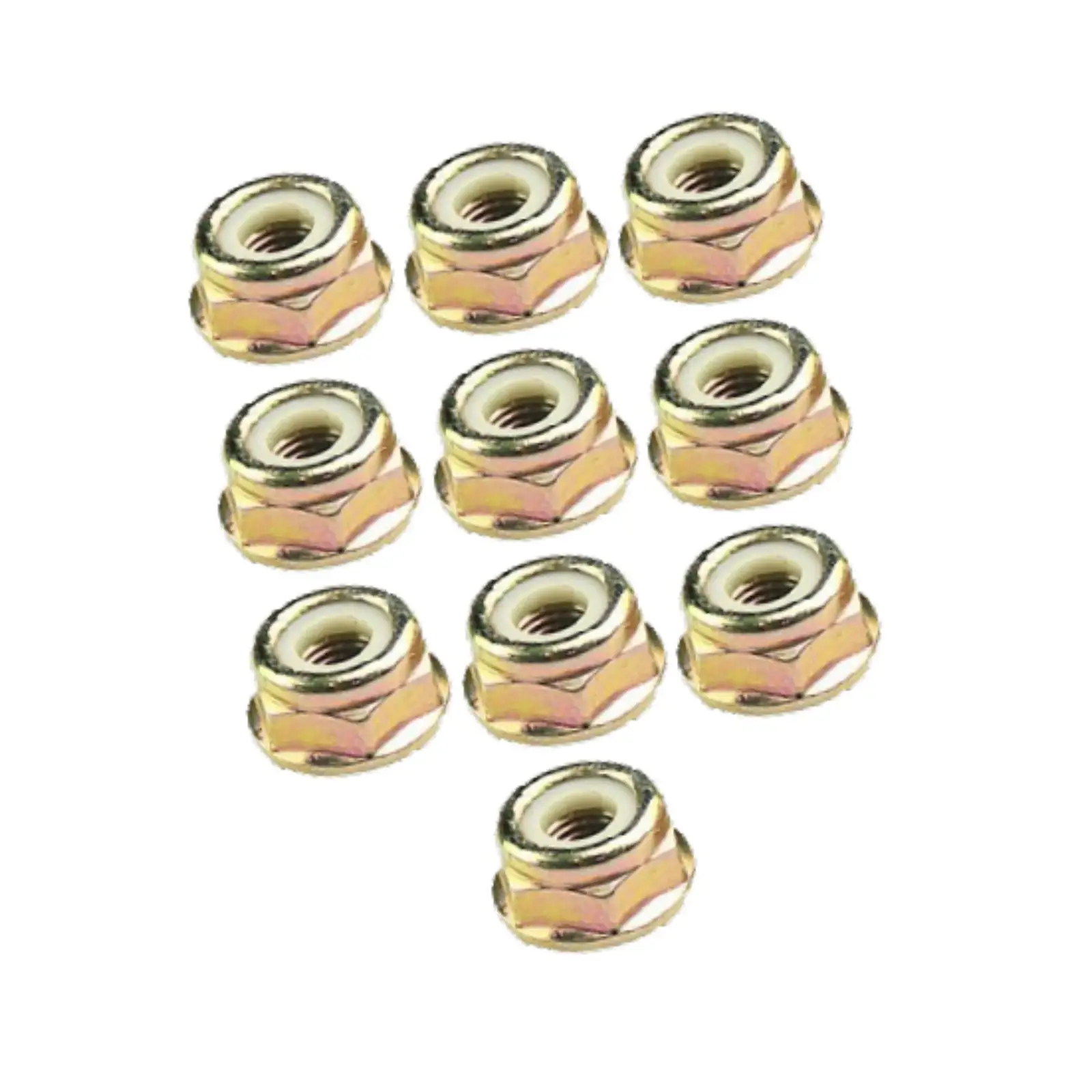

10x Reverse Thread Nuts M10x1.25 Accessories Gear Lightweight Trimmer Nuts