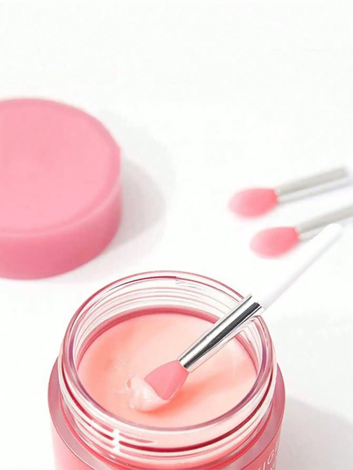1/3/5-Piece Set of Mini Transparent Silicone Lip Brushes, Portable Lipstick Applicators, Suitable for Daily Makeup Touch-Ups and Travel, Reusable Beauty Tools, Ideal Small Gifts for Women and as Christmas Presents