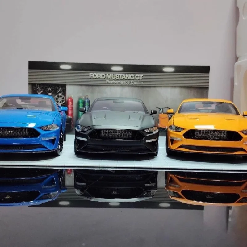 

Diecast DM 1/18 Scale Mustang Full Door with Modified Alloy Car Model Collectible Toy Gift Souvenir Display Ornament