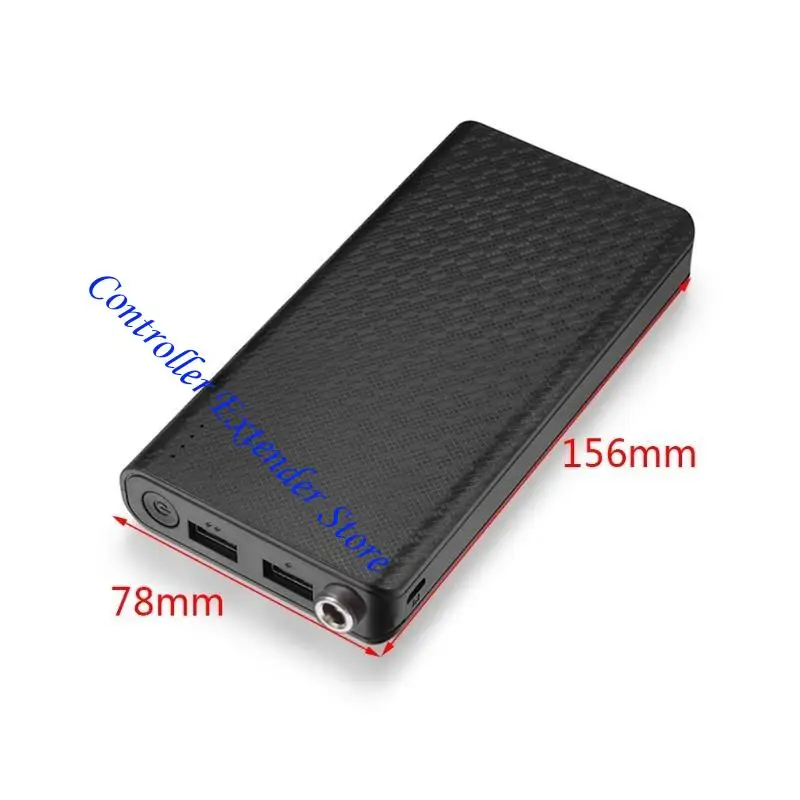 N84B 7x18650 Аккумулятор для корпуса для вывода 9 В/12 В двойной USB -банк USB для она