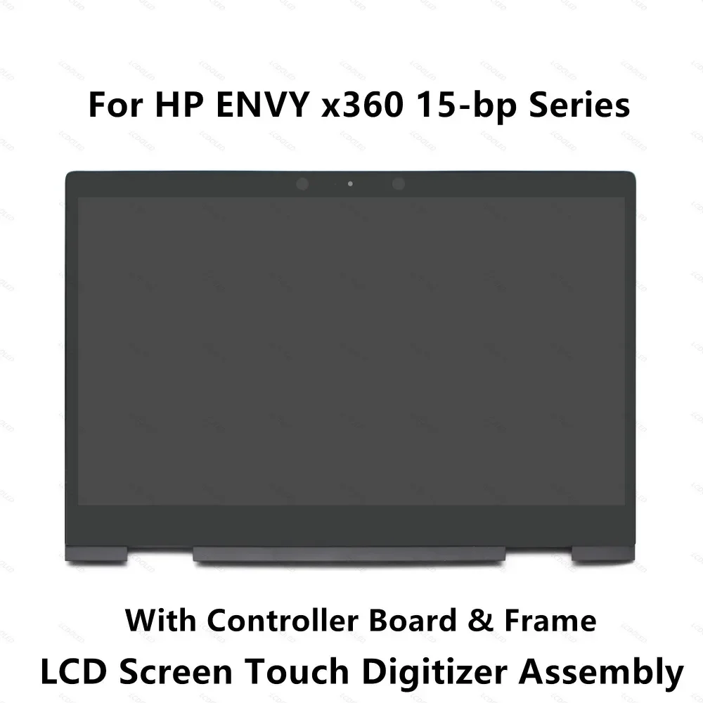 Full LCD Display Screen + Touch Digitizer Assembly For HP ENVY 15-bp104nw 15-bp104nx 15-bp104tx 15-bp104ur 15-bp105nb 15-bp105nf