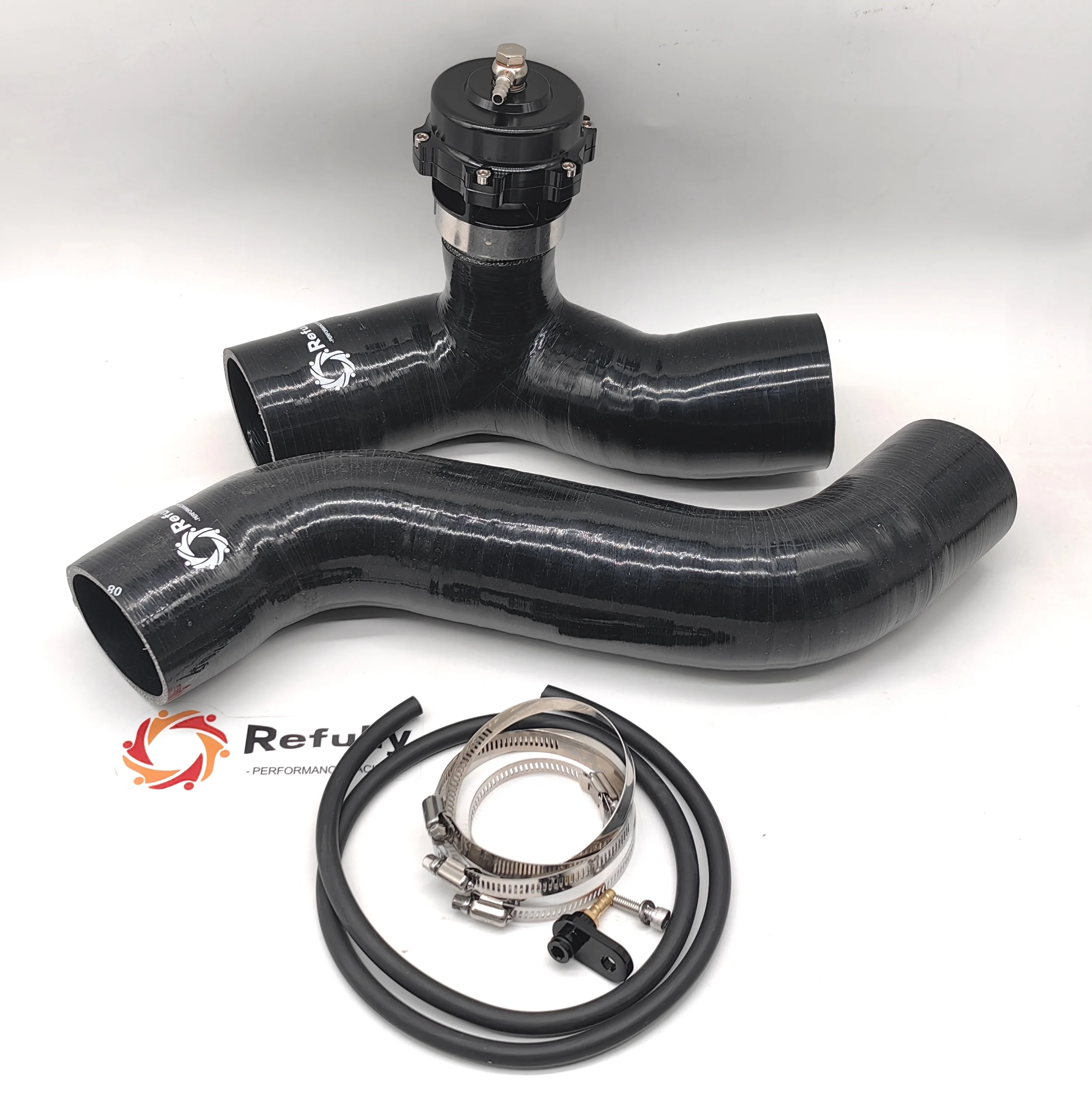 Per Seadoo RXT/GTR/GTX/Wake Pro 230 e RXT-X/RXP-X/GTX Limited 300 Kit di aggiornamento tubi intercooler con valvola di scarico da 50 mm