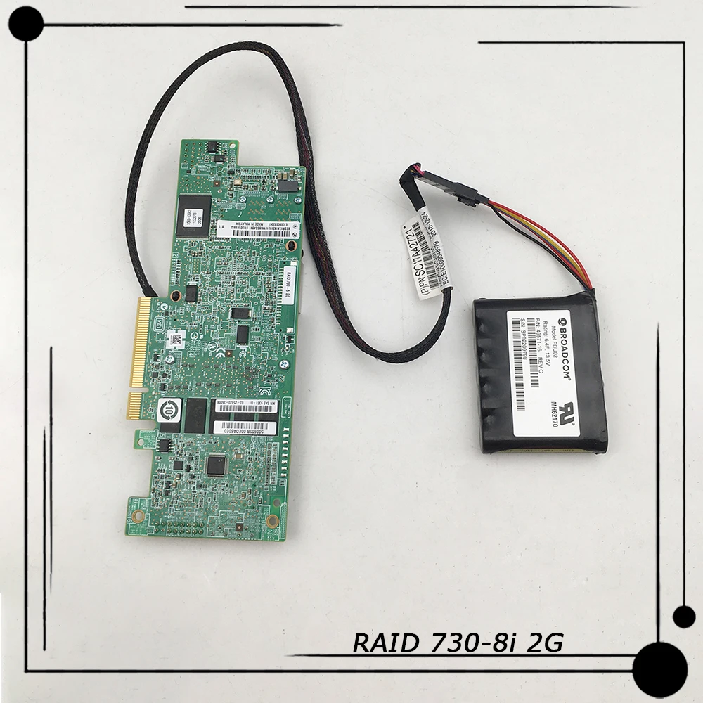 For Lenovo ThinkSystem Server Adapter Card Data Backup RAID 730-8i 2G