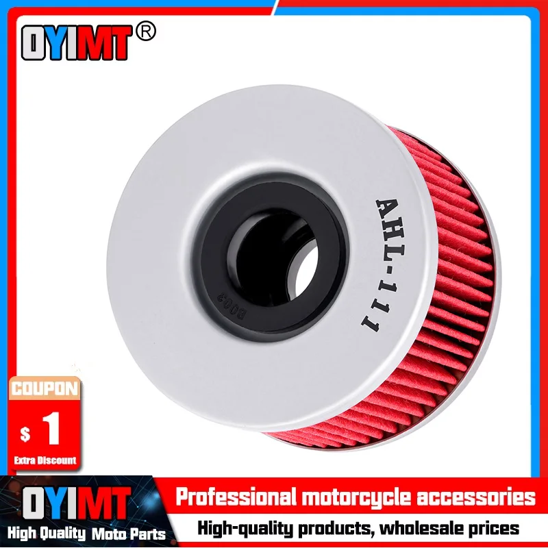 

Motorcycle Oil Filter For HONDA TRX680FA SXS700M4 TRX500FPA TRX500FA MUV700 TRX500FPA TRX500FPE TRX680FGA TRX500FGA TRX400FGA