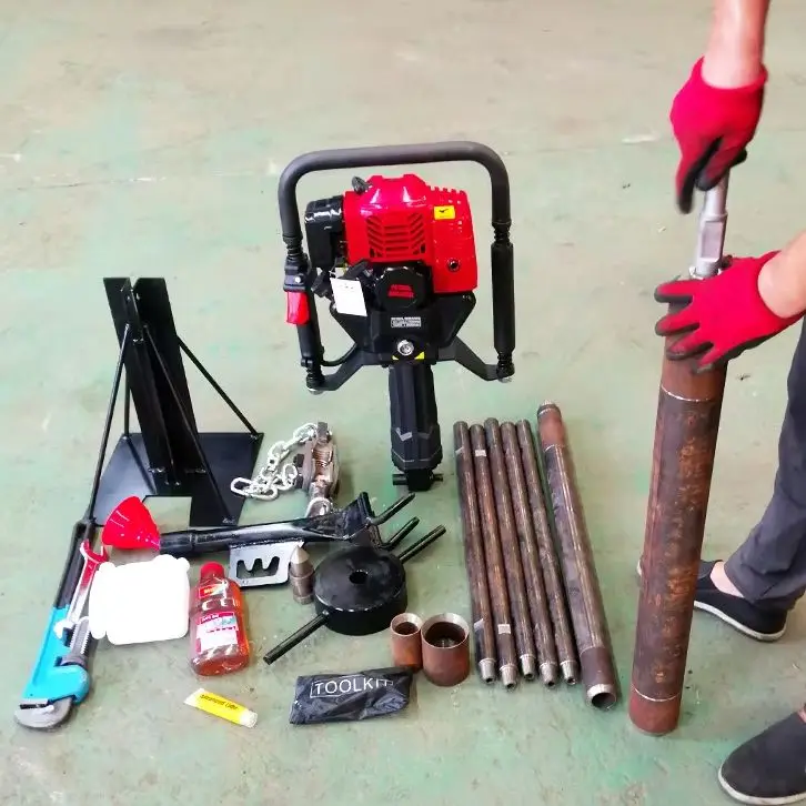 

Customized portable easy-to-operate small home core drill for soil and rock sampling