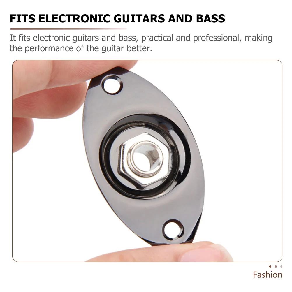

3 Pieces Zinc Alloy Guitar Electronic Socket Durable Input Jacks For Electric Guitars