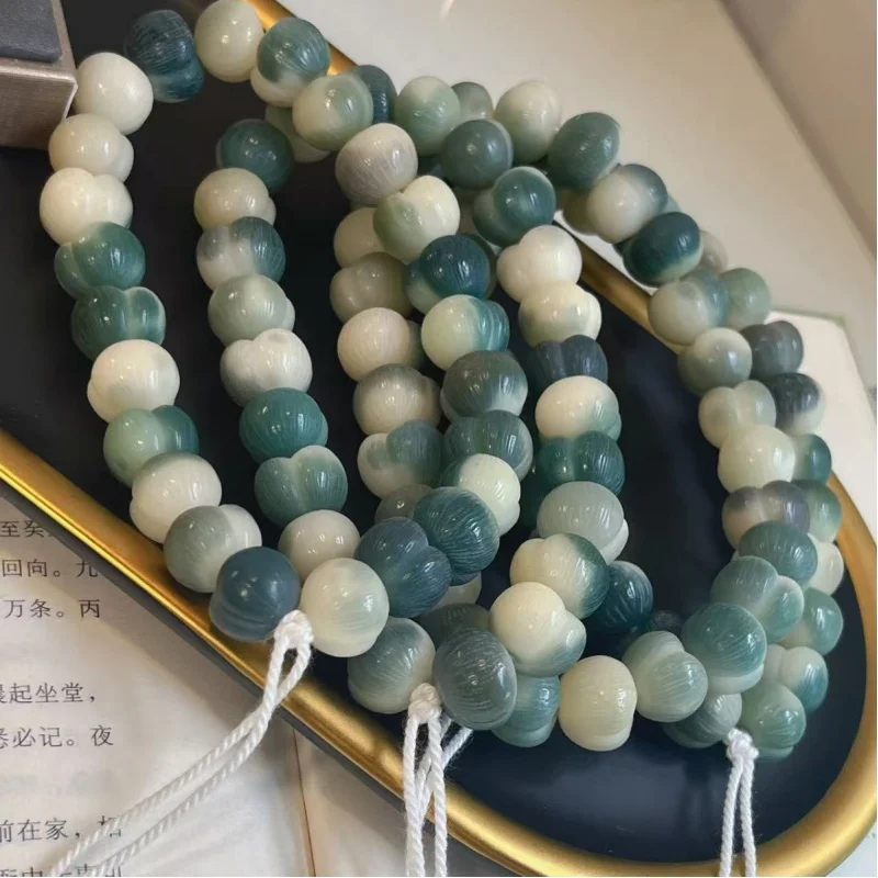 

Floating Flower Bodhi Threaded Heart Bracelet Fashion Jewelry Accessory