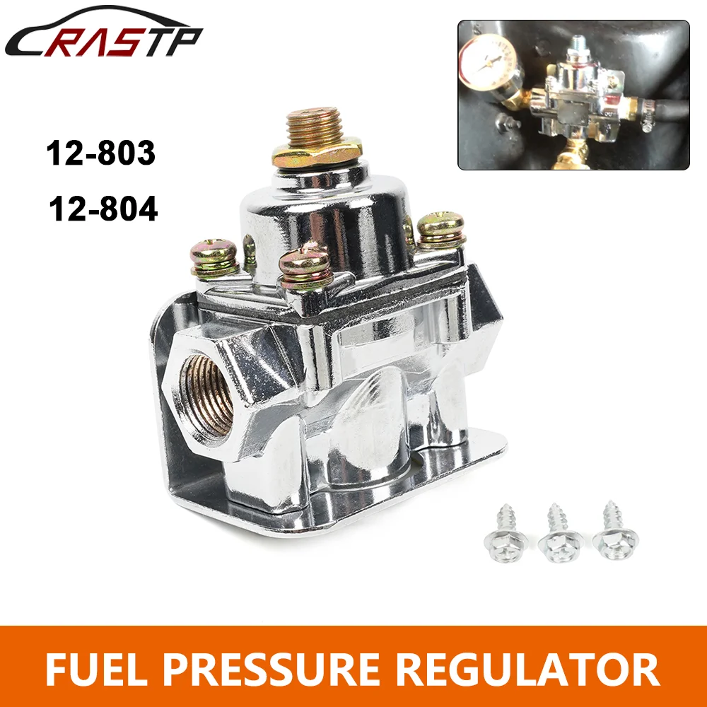 12-803 4 1/2 to 9 PSI Zinc Alloy Fuel Pressure Regulator Carburetor Parts 12-804 1-4 PSI 3/8in NPT Port For Holley Edelbrock