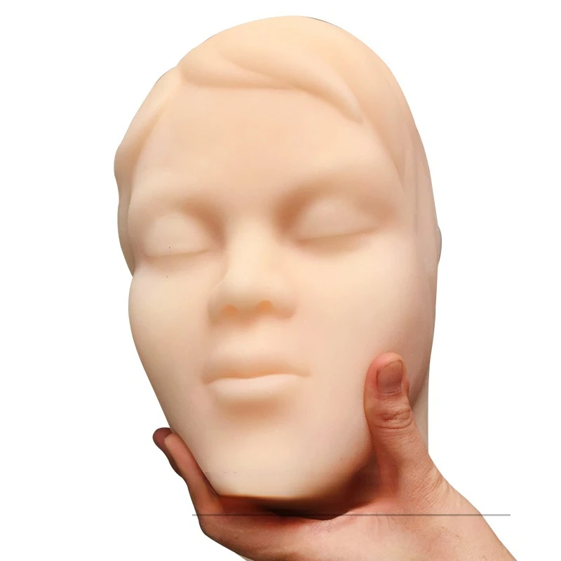 Microplastic Skin Injection Model Teaching Teaching Props Silicone Human Head Hyaluronic Acid