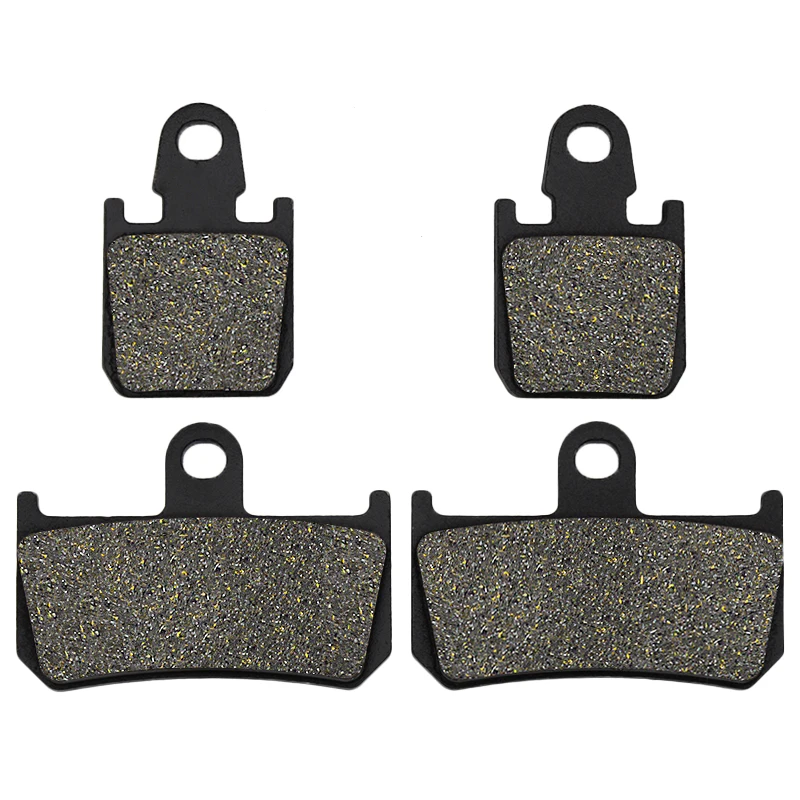 Cyleto Motorcycle Front or Rear Brake Pads for Yamaha YZFR1 YZF-R1 YZF R1 2007 2008 2009 2010 2011 2012 2013 2014