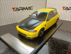 TW Tarmac 1:18 For Civic Spoon Type R EG6 Initial D JDM Limited Edition Resin Metal Static Car Model Toy Gift