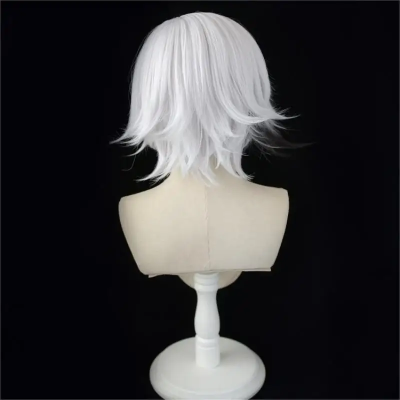 Game Genshin Impact Arlecchino Cosplay Wig Colour Mixture Short Hair Heat Resistant Synthetic Halloween Party Accessories Props