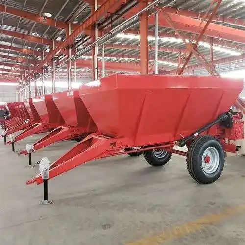 High Efficiency 6 Stere Volume Farm Fertilizer Spreader For Sale