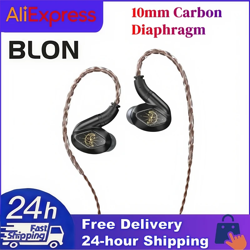 

BLON Z200 HIFI наушники-вкладыши 10 мм карбоновая диафрагма с двойной звуковой полостью, проводные наушники-вкладыши, гарнитура с разъемом 3,5 мм