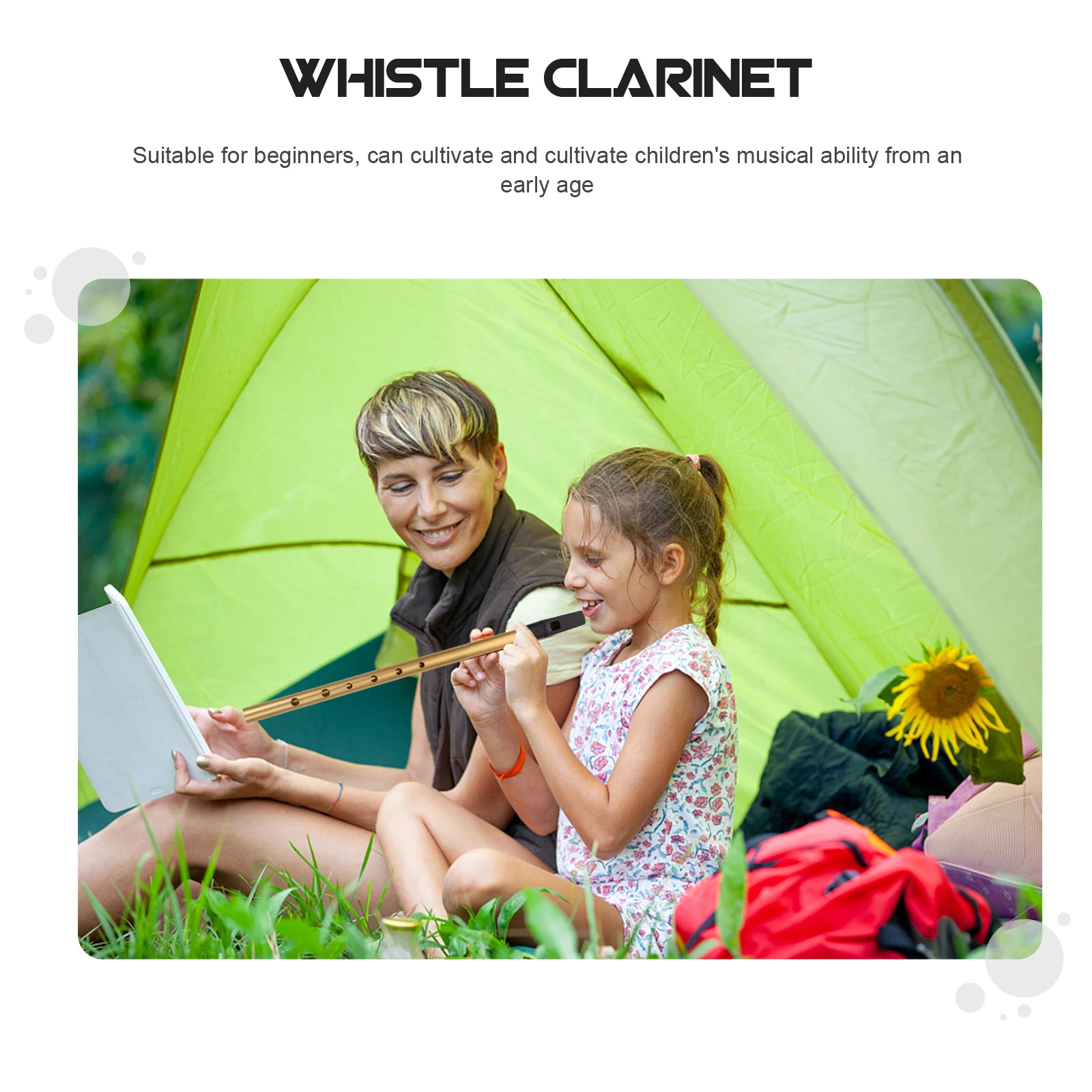 

C-tuning Treble Straight Flute Clarinet for Beginners Musical Instrument Kids Instruments Toy Wind Resin
