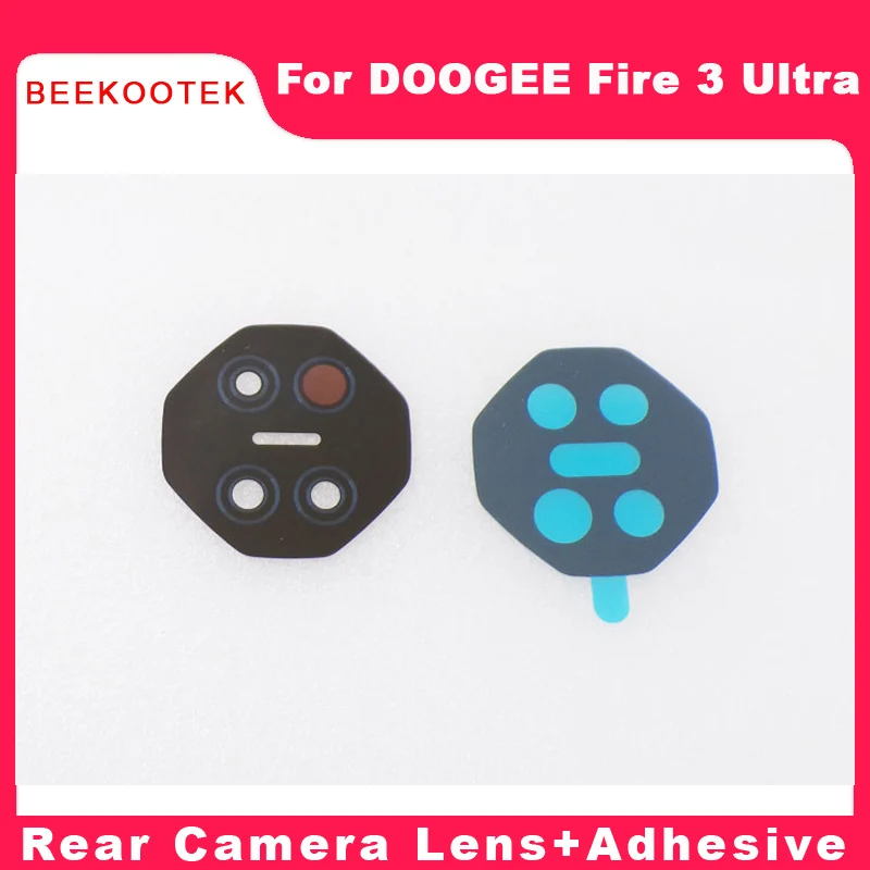 New Original DOOGEE Fire 3 Fire 3 Pro Fire 3 Ultra Fire 3 Max Rear Camera Lens Back Camera Lens With Adhesive For DOOGEE Fire 3