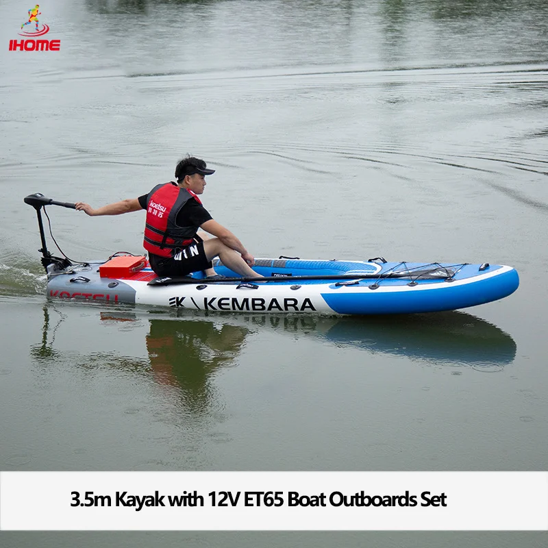 LUYA-Kayak de pesca con cubierta de aire para 1 ~ 2 personas, canoa engrosada, bote de Rafting al aire libre, barco oceánico plegable, regalo de