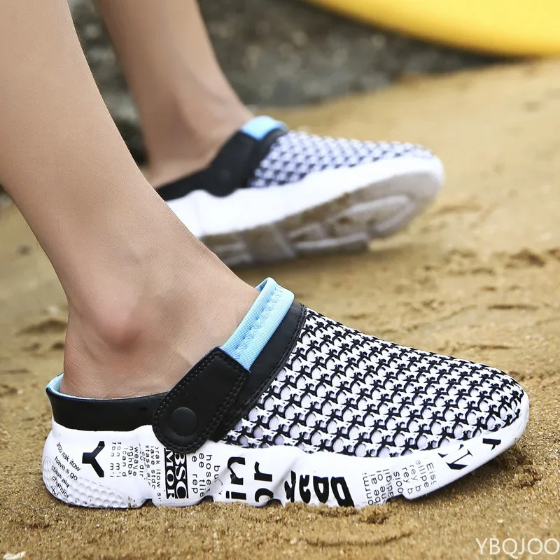 Summer Mesh Shoes Men Sandals Beach Slippers  Male Sneaker  Man Zuecos Sandalias Zapatos Hombre