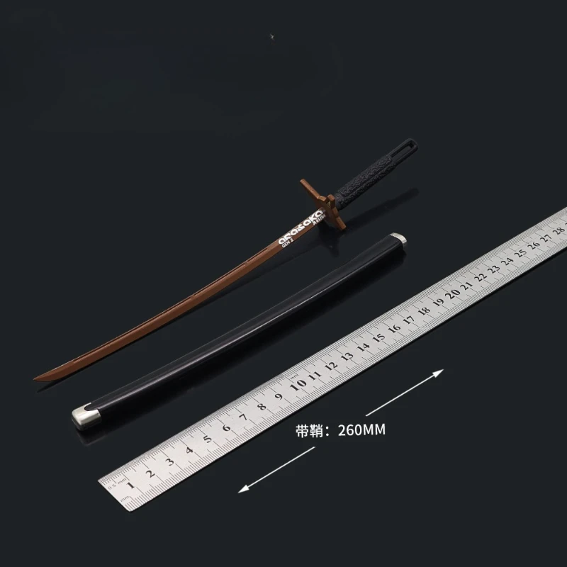 22 سنتيمتر/8.66in Jeichunmaru تأثيري الدعائم السيوف لعبة الأجهزة الطرفية المعدنية سيف ساموراي سلاح نماذج سطح المكتب زخرفة الأولاد اللعب الهدايا #5