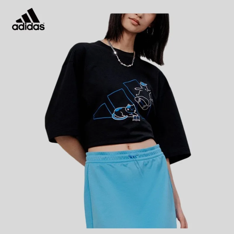 

Adidas GFX PETS T-SHIRT Men's and Women's Fashion Simple T-shirt KX4862