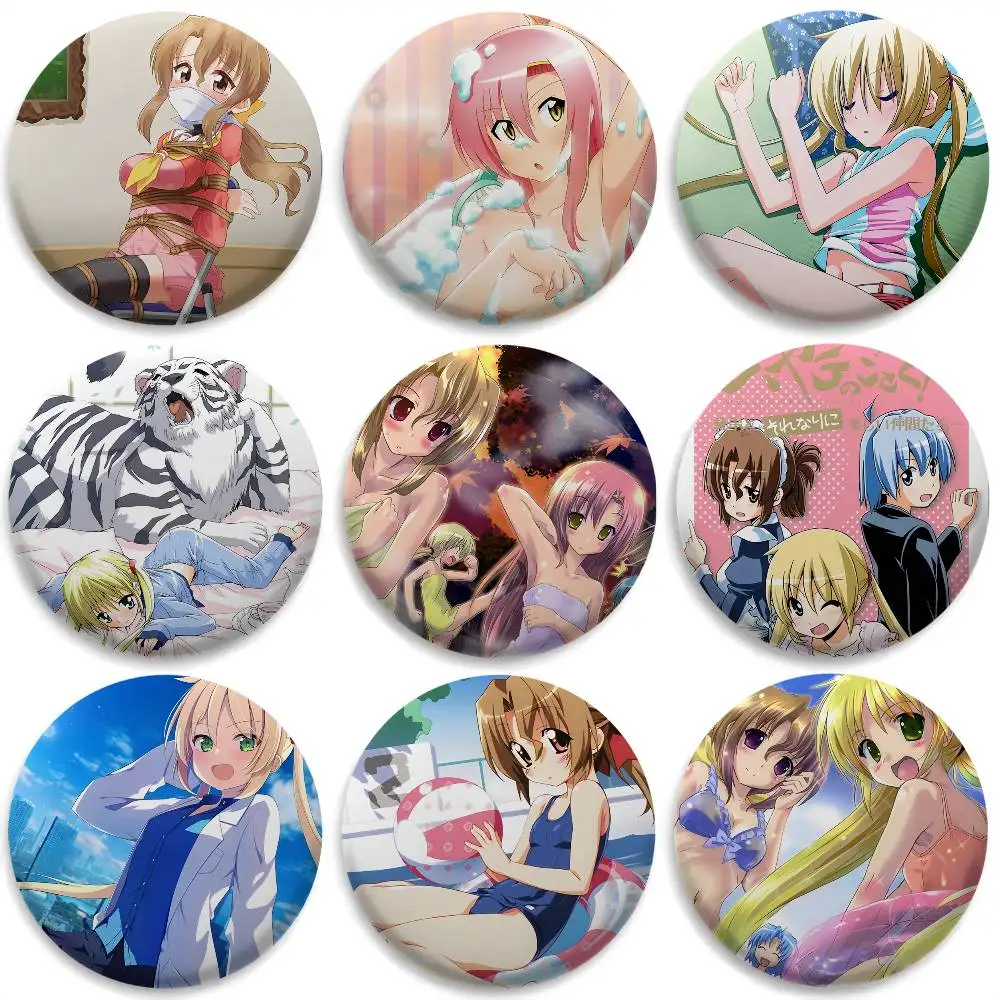 

Hayate C-Combat Butler Sexy Badges Round Exquisite Badge Brooches Creative Pins For Clothes Hat Backpack Gift Accessories