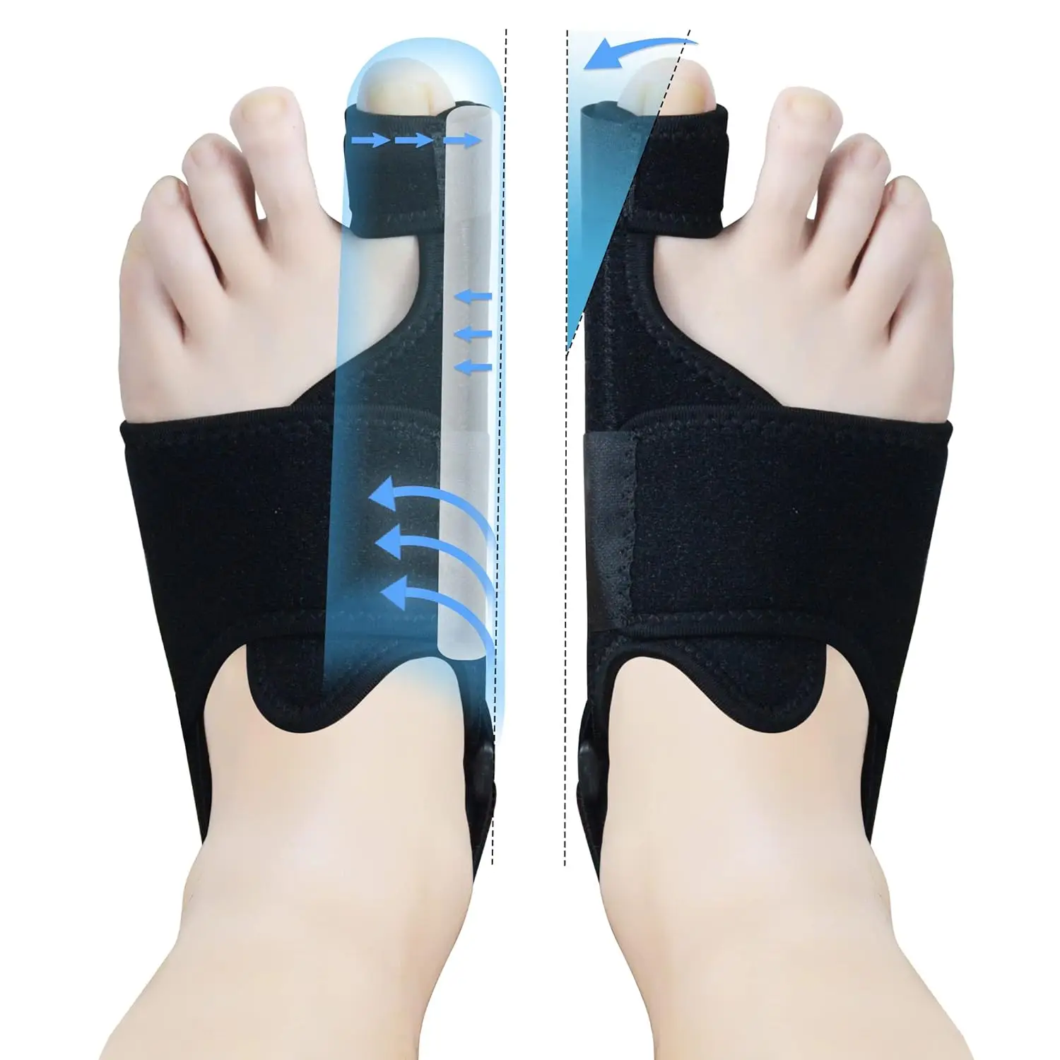 

Night Bunion Splint for Women & Men, Big Toe Straightener, Foot Brace for Pain Relief