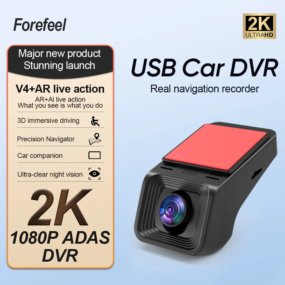 

DVR Dash HD 2K 1080P WiFi Car Cam Camera Control Car Driving Video 24H Parking Monitor APP Recorder For All Cars