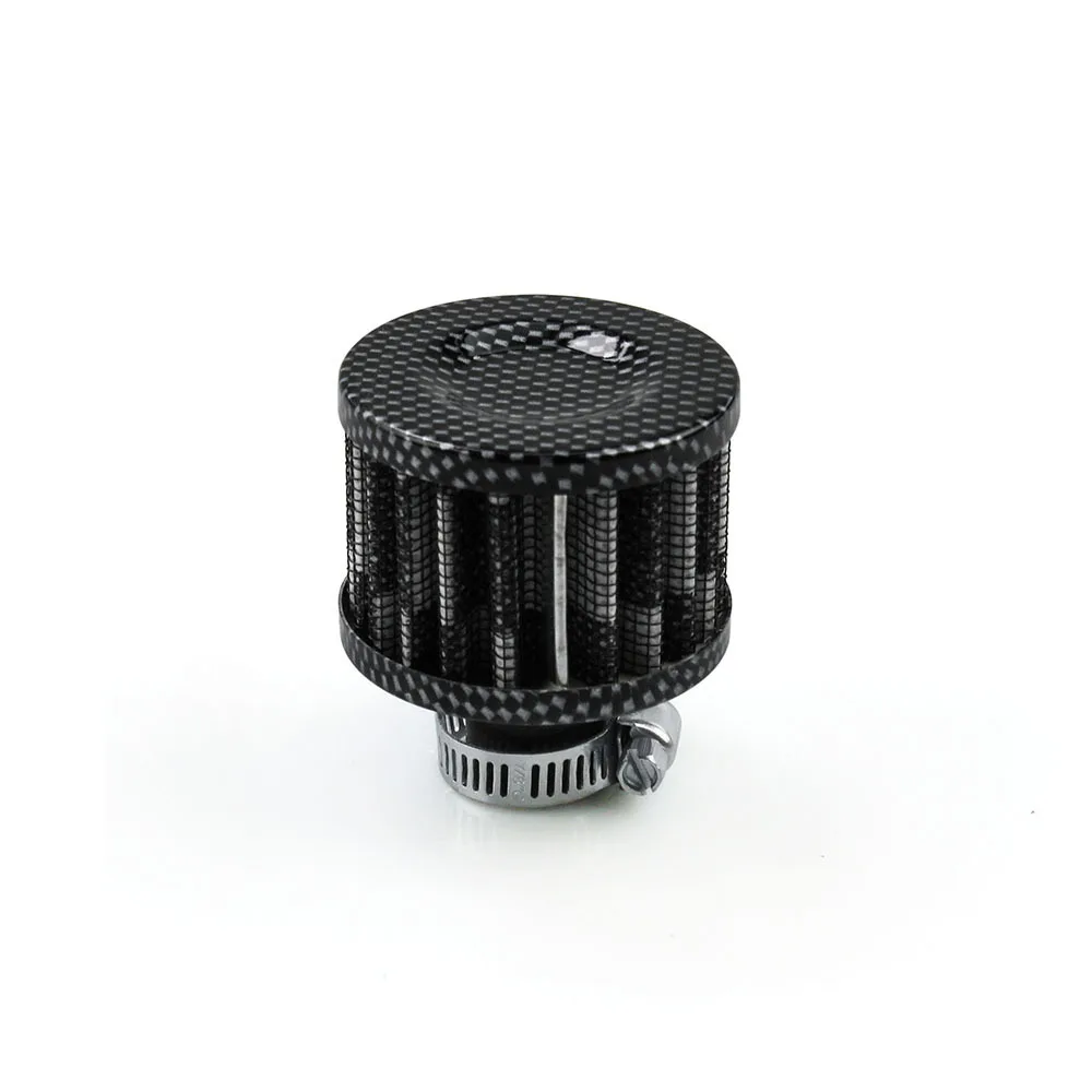 Universal 12mm Car Air Filter Cold Air Intake Mushroom style Motorcycle Mini Breather Filter High Flow Crankcase Vent Cover