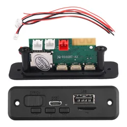 5V Bluetooth-compatible 5.0 MP3 Player Decoder Board Car FM Radio Module 2*3W 6W Amplifier Support FM TF USB Handsfree Call