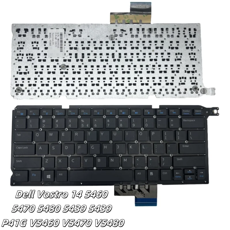 For Dell Vostro 14 5460 5470 5480 5439 5439 P41G V5460 V5470 V5480 US Layout Notebook Keyboard
