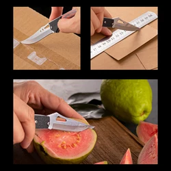 Stainless Steel Folding Fruit Knife Outdoor Pocket Knife Small Knife Camping Knife Perfect For Fruits Vegetables Knives