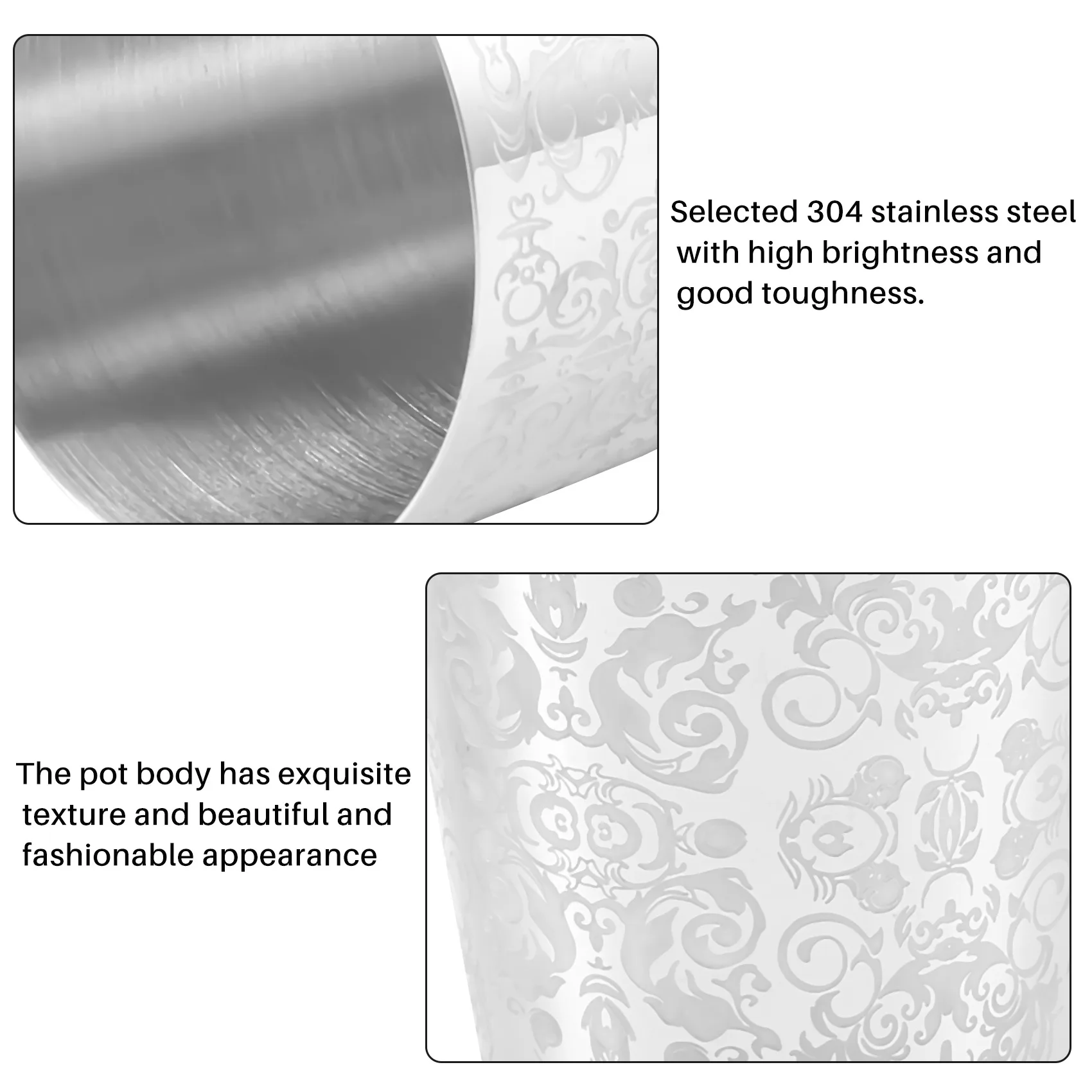 

ABBN-Cocktail Shaker Boston Shaker 304 Stainless Steel Barra De Ferramentas Creative Engraving Design Boston Cocktail Shaker Tin