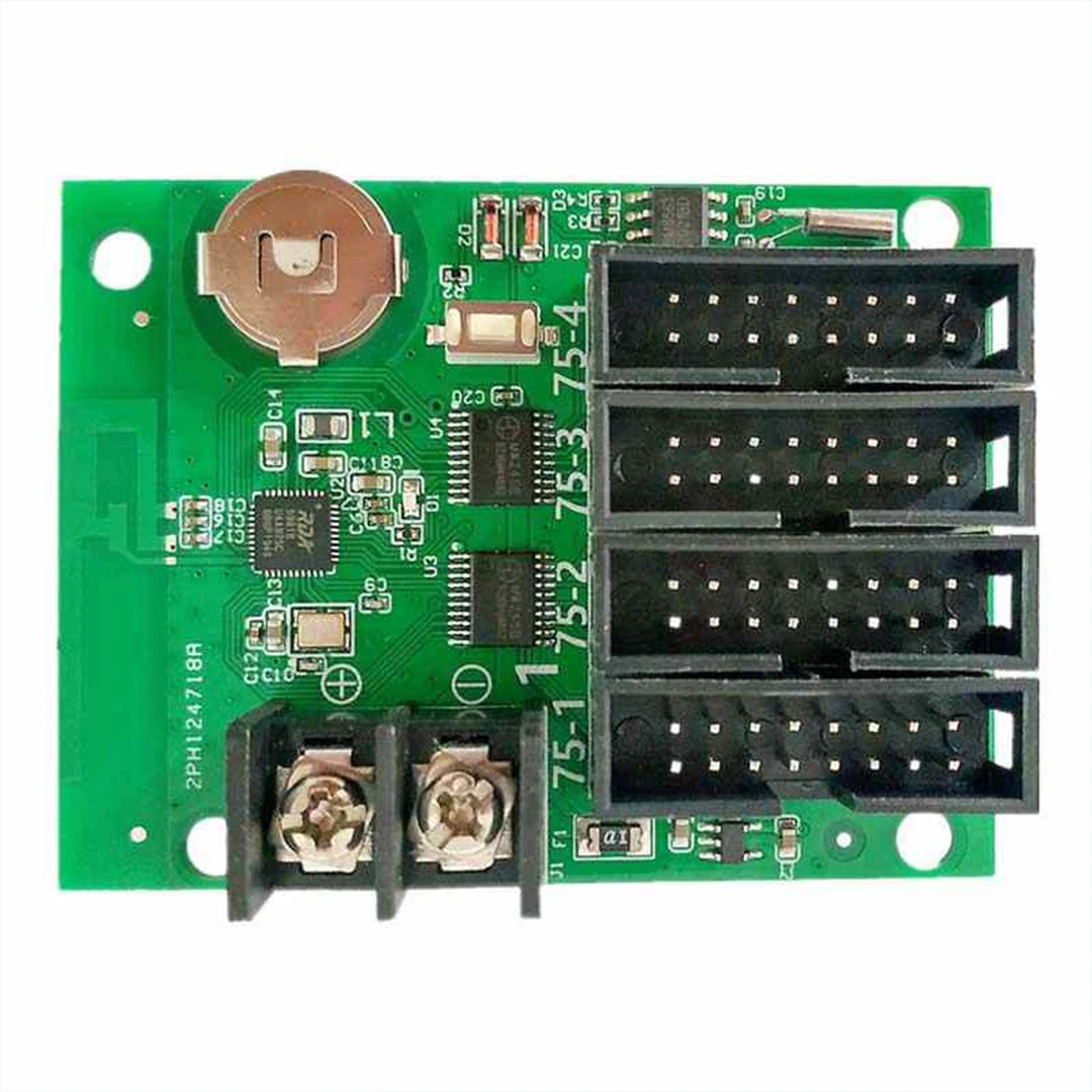 يمكن حمل بطاقة التحكم في الشاشة بشريط LED بالألوان الكاملة RHX8-Q4Am: 64 * 384 رمادي منخفض يدعم التحكم في WIFI للهاتف المحمول