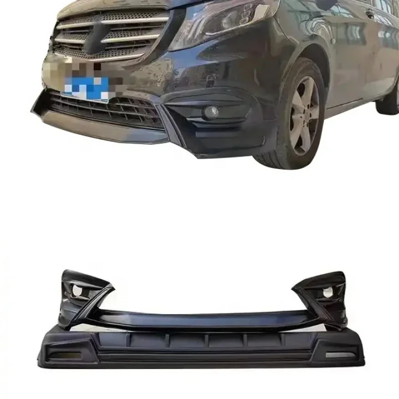 New Design ABS Material Car Bumper Front Lip Rear Lip    Vito 2016-2021 Car Bodykit
