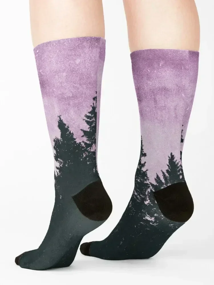 Breathe This Air // Enjoy The Silence In the Forest Socks luxury happy anime Antiskid soccer Socks For Men Women's