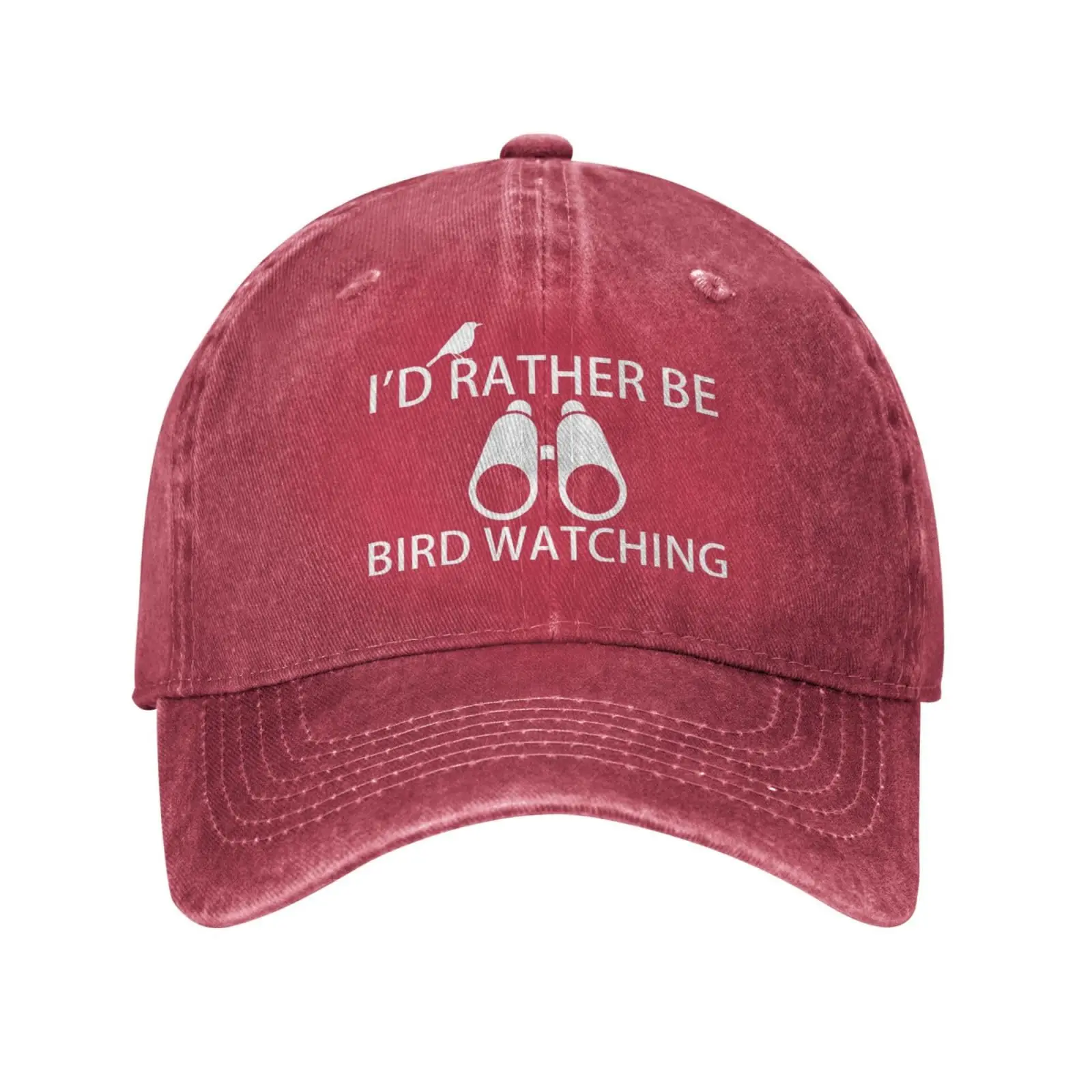 Funny Bird Watcher Gift Cotton Baseball Caps Adult Denim Sunshade Hat Breathable Hiking Fishing Hat Fashion Adjustable For Daily