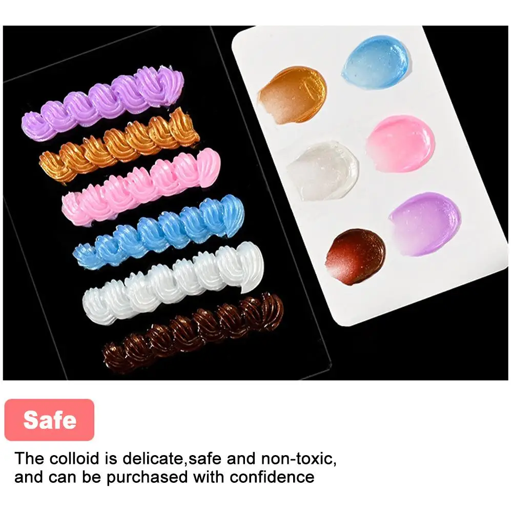 50g Resin DIY Handmade Bead Light Cream Glue Suitable For Card Decoration Manual Modeling Model Making Tasteless Safe Reliabe