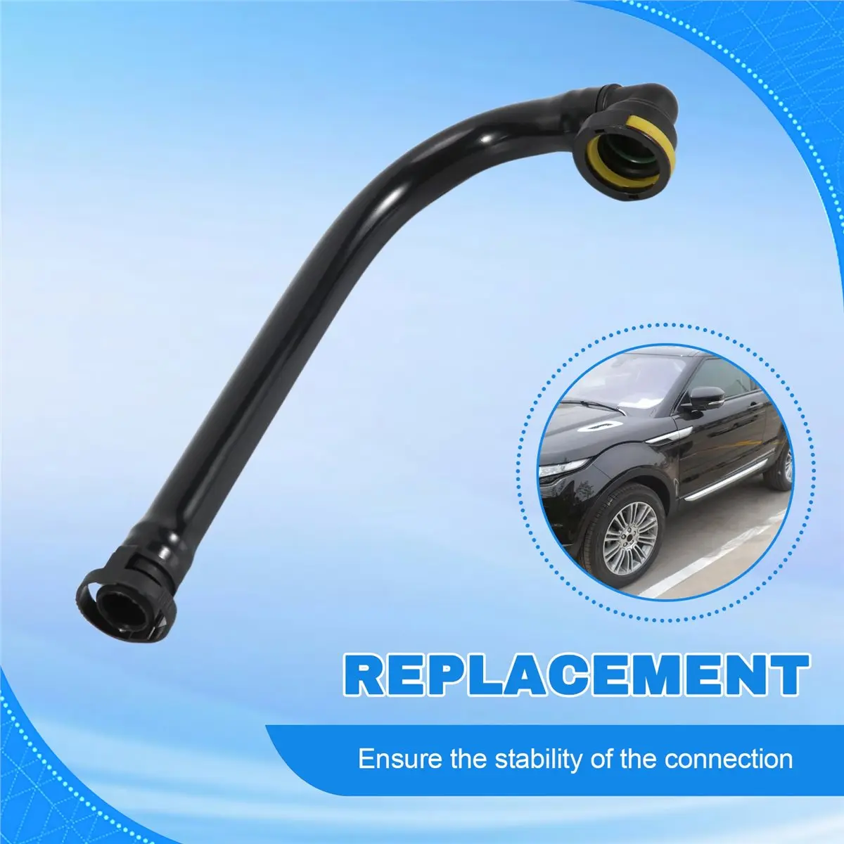 #87V For Land Rover Emission Control Crankcase Hose Air Intakes Hose,Air Intakes hose For Land Rover,(Plastic) 5